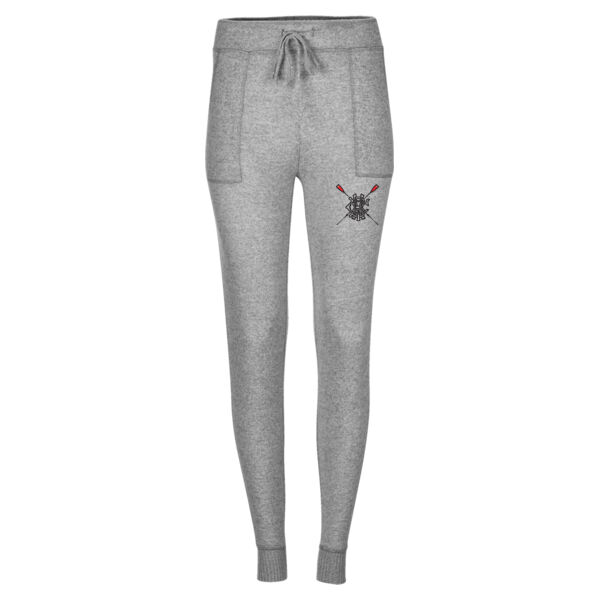 Boxercraft Womens Cuddle Fleece Joggers - Printed Logo Thumbnail