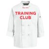 Eight Knot Button Chef Coat with Thermometer Pocket Thumbnail