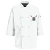 Eight Pearl Button Chef Coat with Thermometer Pocket Thumbnail