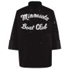 Ten Pearl Button Black Chef Coat Thumbnail