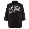 Black Knot Button Chef Coat Thumbnail
